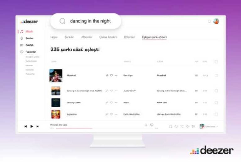 Şarkımı bul: Deezer sözlerle aramayı sunar